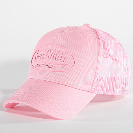 Von Dutch - Casquette Trucker Logo 03 Rose