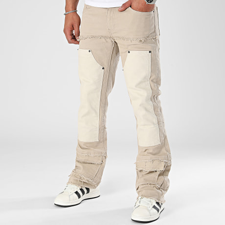 Fins de Séries - Vaqueros Beige Flare