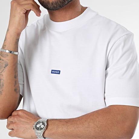 Hugo Blue - Tee Shirt Nieros 50509991 Blanc