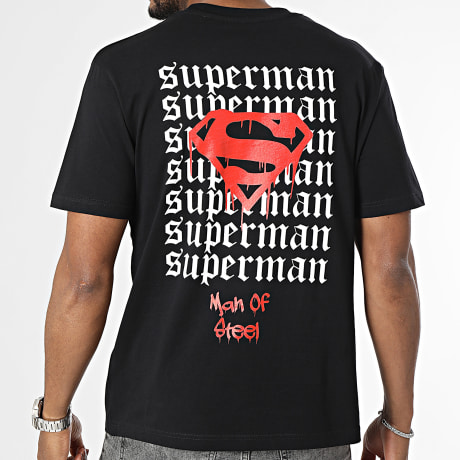 Superman - T-Shirt Oversize New Superman Schwarz