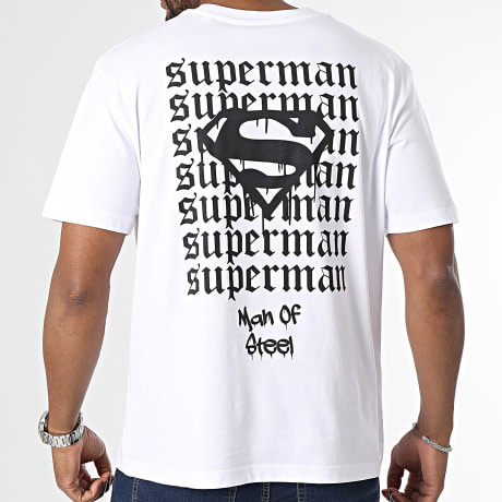 Superman - T-Shirt Oversize New Superman Weiß