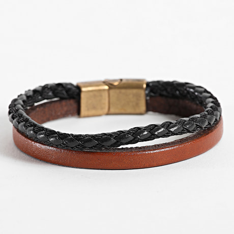 Fins de Séries - Bracelet Noir Marron
