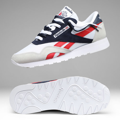 Reebok - Baskets Classic Nylon 100209146 White Vector Navy Prince Red X Superlaced