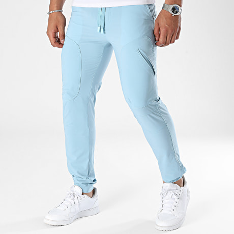 Fusional - Pantalones de chándal azul claro