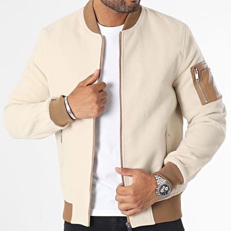 LBO - Veste Bomber 1344 Beige