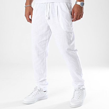 Frilivin - Pantalon Jogging Blanc