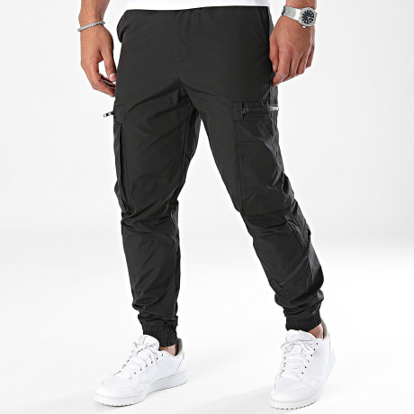 Frilivin - Pantalones cargo negros