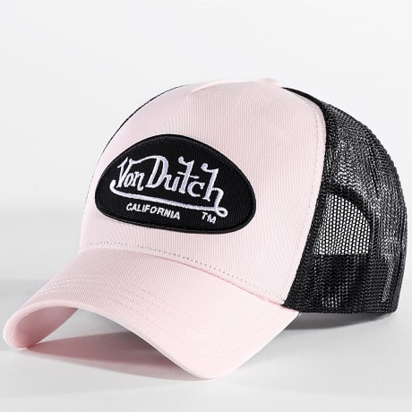 Von Dutch - Casquette Trucker Cas1 Rose Noir