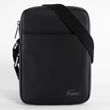 Lacoste - Bolso clásico para hombre Negro