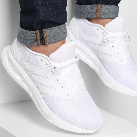 Adidas Sportswear - Baskets Runner 3 Stripes White White