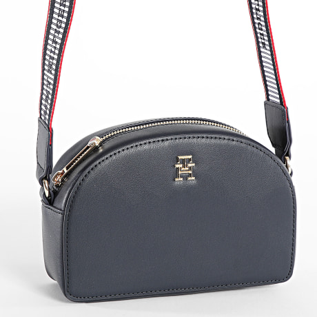Tommy Hilfiger - Sac A Main Femme Fresh Camera 6682 Bleu Marine Doré