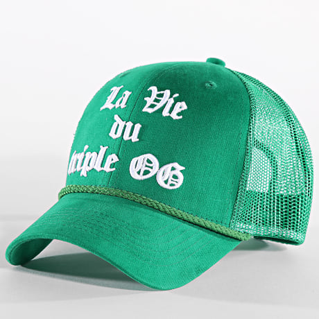 Mac Tyer Untouchable - Casquette Trucker Triple OG Vert