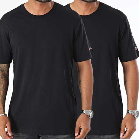 Champion - Conjunto de 2 t-shirts pretas 220267
