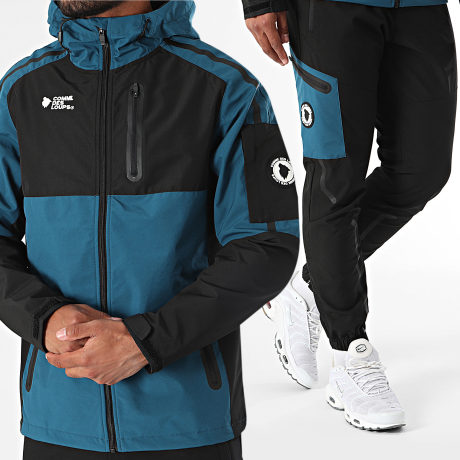 Comme Des Loups - Englewood marineblauw zwart trainingspak