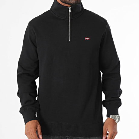 Levi's - Sweat Col Zippé A8606 Noir