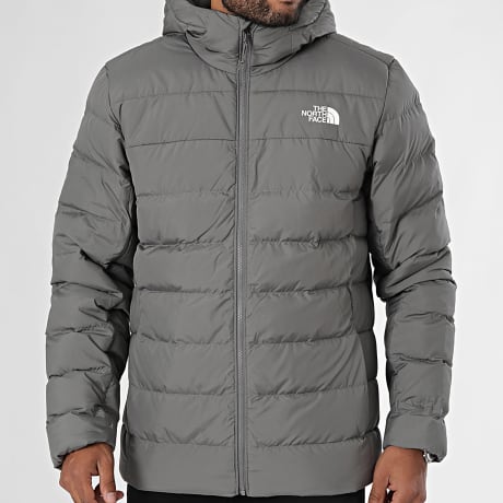 The North Face - Plumífero con capucha Aconcagua 3 A84IK Gris