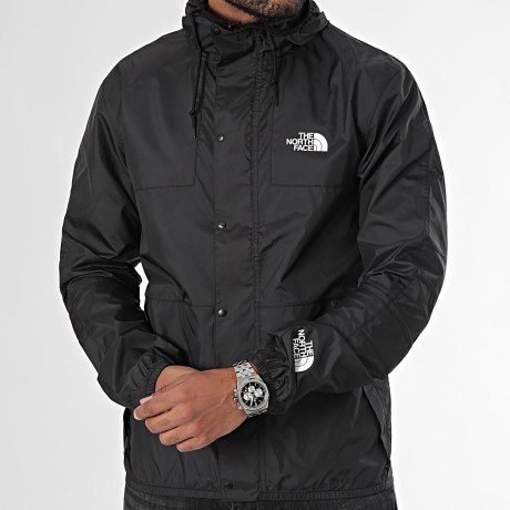 The North Face - Mountain A5IG3 Giacca a vento con cappuccio nero