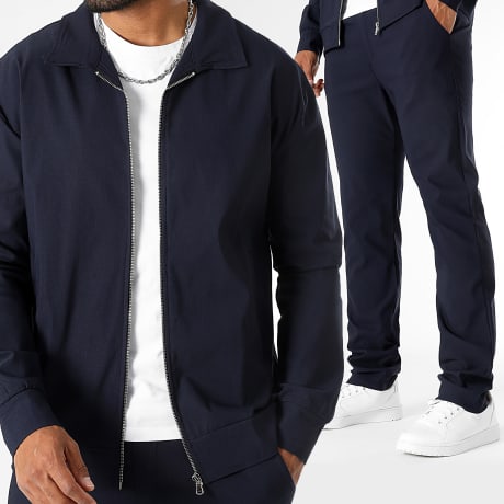 LBO - Marineblauwe 1460 jas en broek met rits