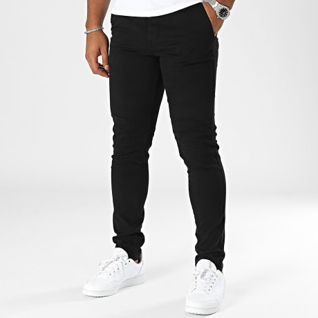 JJ Rebel - Pantalones Michael Slim Chino Negro