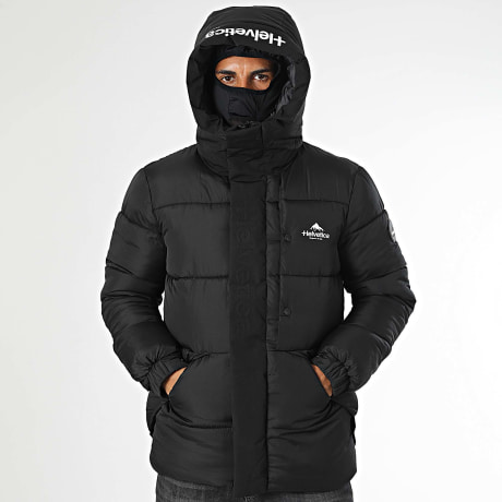 Helvetica - Doudoune Capuche Barnes Noir