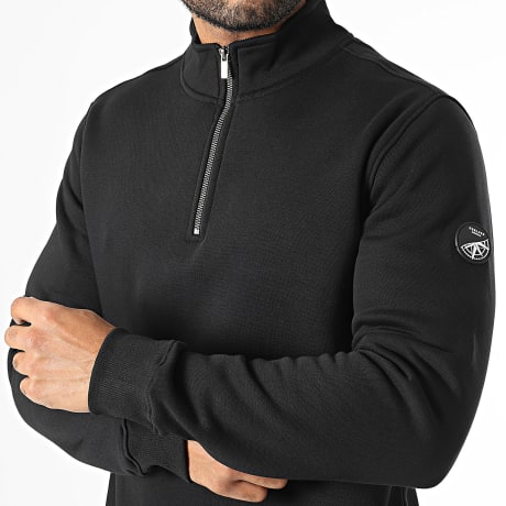 Deeluxe - Druk 04V5001M Sudadera Cuello Cremallera Negro