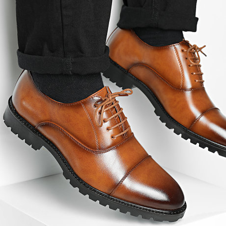 Classic Series - Zapatos Cognac Town