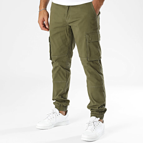Only And Sons - Pantalon Cargo Calle Life Vert Kaki