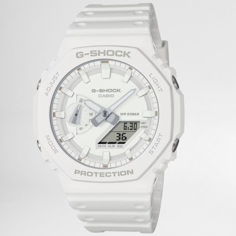 G-Shock - Montre G-Shock GA-2100 Blanc