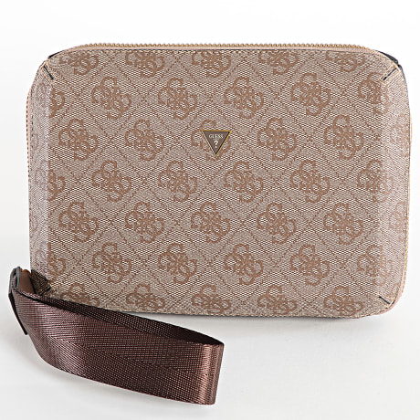 Guess - Pochette Femme PMMOLOP4432 Beige Marron