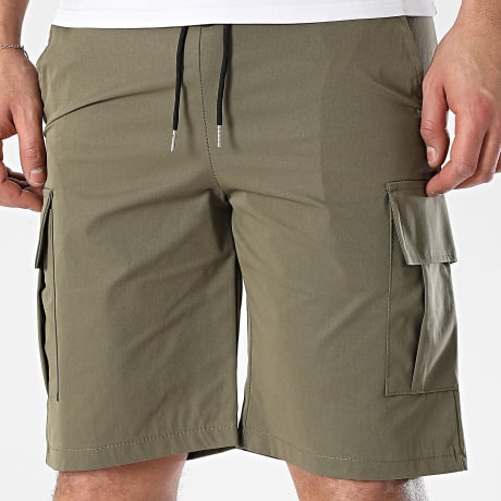 Fins de Séries - Pantalones cortos cargo verde caqui
