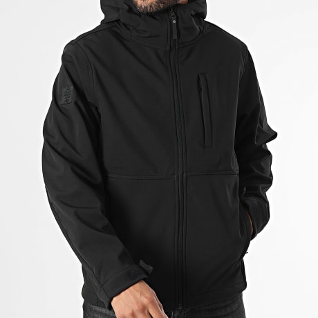 Deeluxe - Baryo 04V6304M Chaqueta con capucha y cremallera Negro