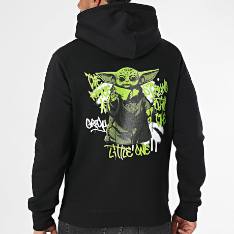 Star Wars - Sweat Capuche Grogu Noir