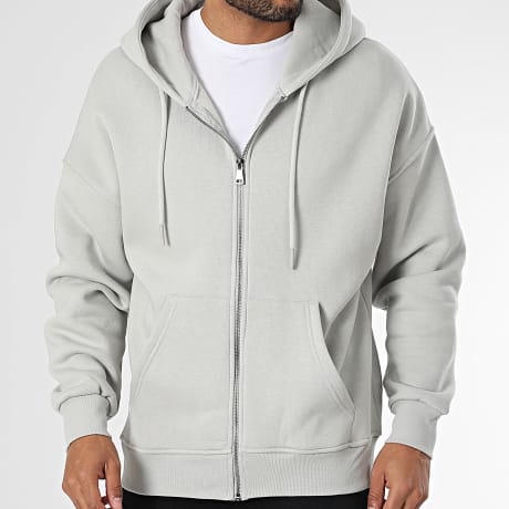 Classic Series - Sweat Zippé Capuche Gris