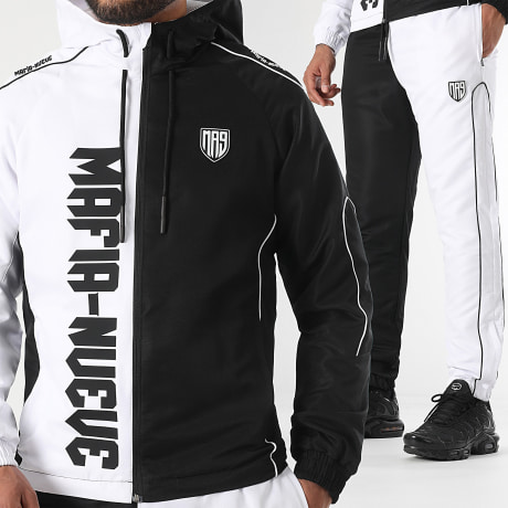 MA9 Mafia Nueve - Schrik Carbon Wit Track Suit