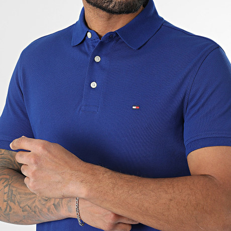 Tommy Hilfiger - Polo Manches Courtes Slim 1985 7771 Bleu Roi