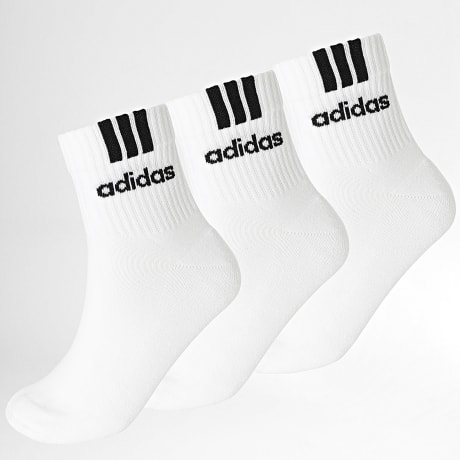 Adidas Sportkleding - 3 paar sokken met lineaire strepen HT3437 Wit