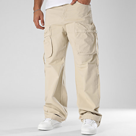 Fins de Séries - Pantalones Cargo Beige