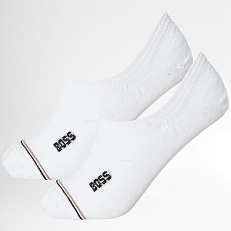 BOSS - Lote de 2 pares de calcetines 50522704 Blanco
