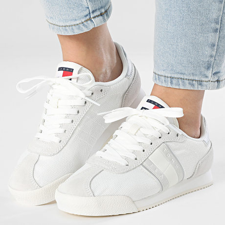 Tommy Jeans - Baskets Femme Low Profile Runner 2706 Ecru