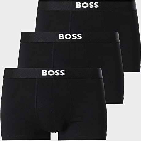 BOSS - Juego de 3 calzoncillos bóxer 50544263 Negro