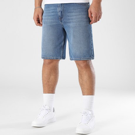 LBO - Pantalón corto relax 3585 Denim azul