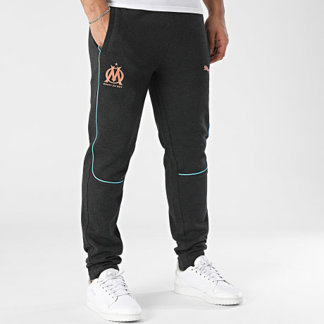 Puma - Pantalon Jogging OM Casuals 778258 Noir Chiné