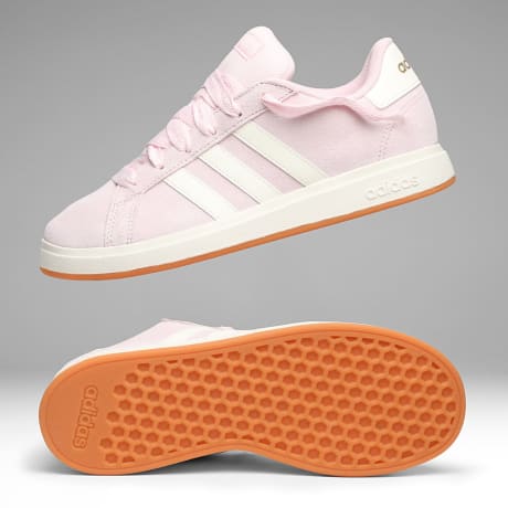 Adidas Sportswear - Baskets Femme Iconic Court 00s Pink Off White Gum