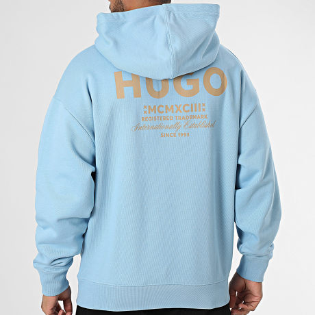 Hugo Azul - Sudadera con capucha Nazardo 50510724 Azul claro