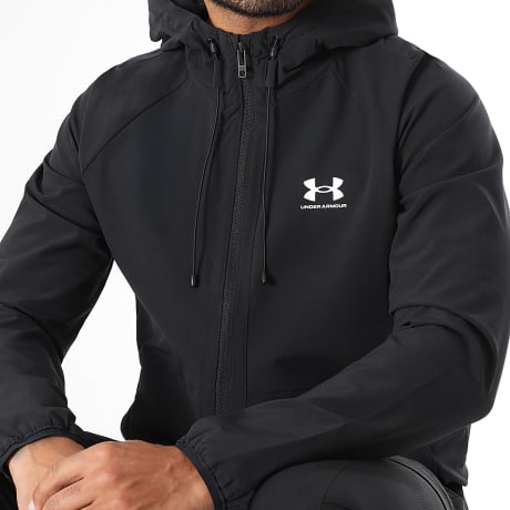 Under Armour - Cortavientos Stretch Woven 6003001 Negro