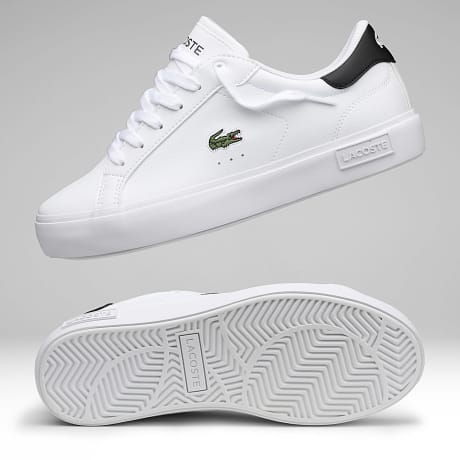 Lacoste - Damesschoenen Powercourt 125 Wit Zwart