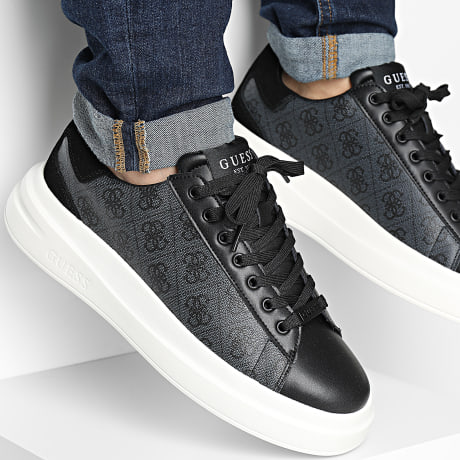 Guess - Sneakers FMPVIBFAL12 Zwart
