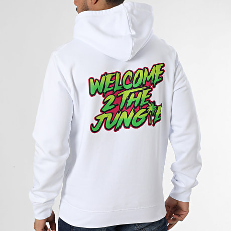 Mougli x La Jungle - Welcome 2 The Jungle Sudadera con capucha Blanca