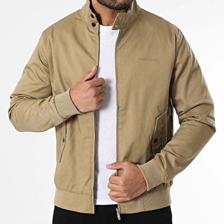 Teddy Smith - Veste Zippée Sanson 2 12013753D Beige Foncé