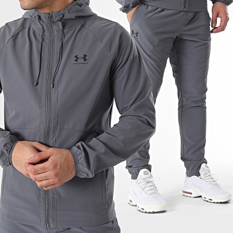Under Armour - Trainingspak Stretch Woven UA Vibe 6003001 1386557 Antraciet Grijs